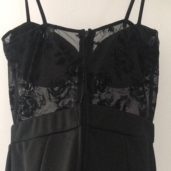 Black mesh romper - Picture 3 of 3